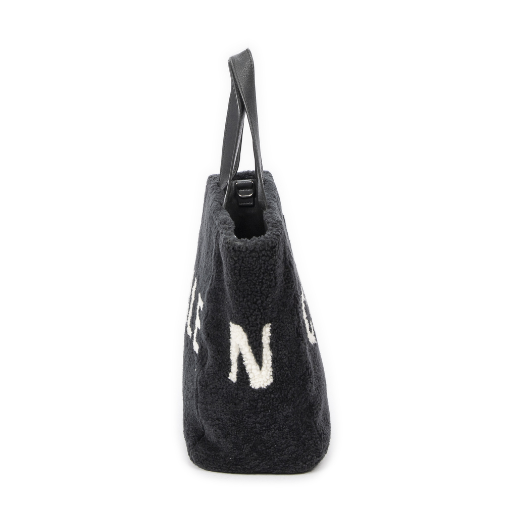 Balenciaga XS Logo Shearling Tote - Picture 3 of 9